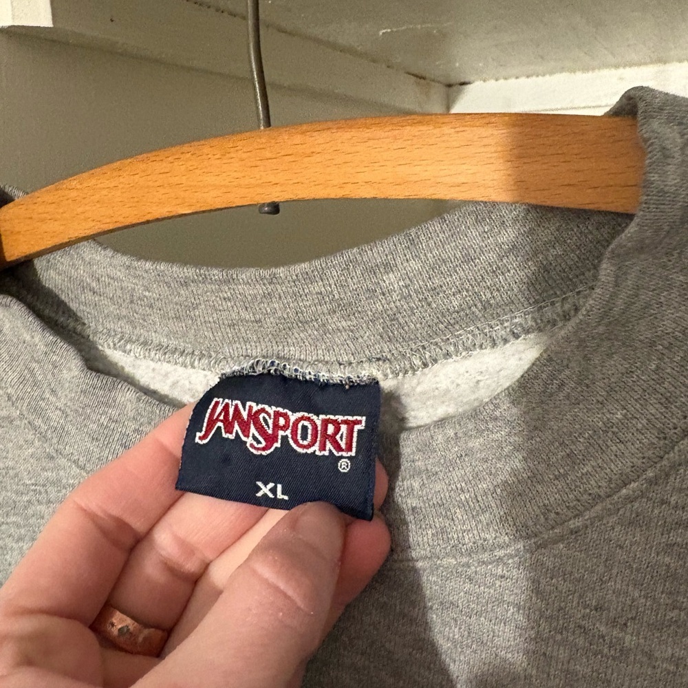Jansport Gray Lake Ann Camp Crewneck Sweater - Picture 2 of 3